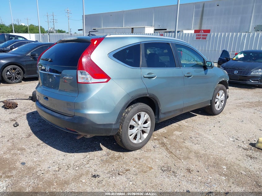 2012 Honda Cr-v VIN 2HKRM4H7XCH601170 IAAI salvage auction — LEFT FRONT, Salvage Title, sold $2,200 on 2026-07-23 (photo 4)