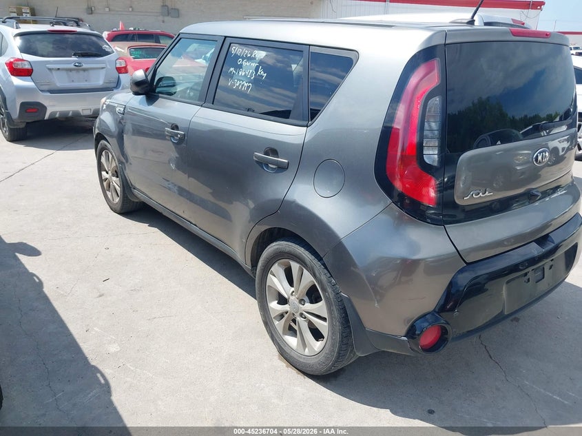 2016 Kia Soul VIN KNDJP3A52G7307747 IAAI salvage auction — NORMAL WEAR, Original (Texas), sold $1,350 on 2026-07-06 (photo 3)