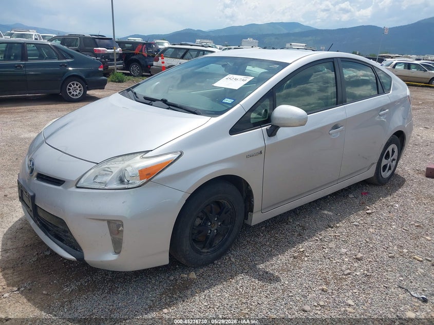 2014 Toyota Prius VIN JTDKN3DU2E1776608 IAAI salvage auction — NORMAL WEAR, Salvage Title, sold $1,100 on 2026-07-15 (photo 2)