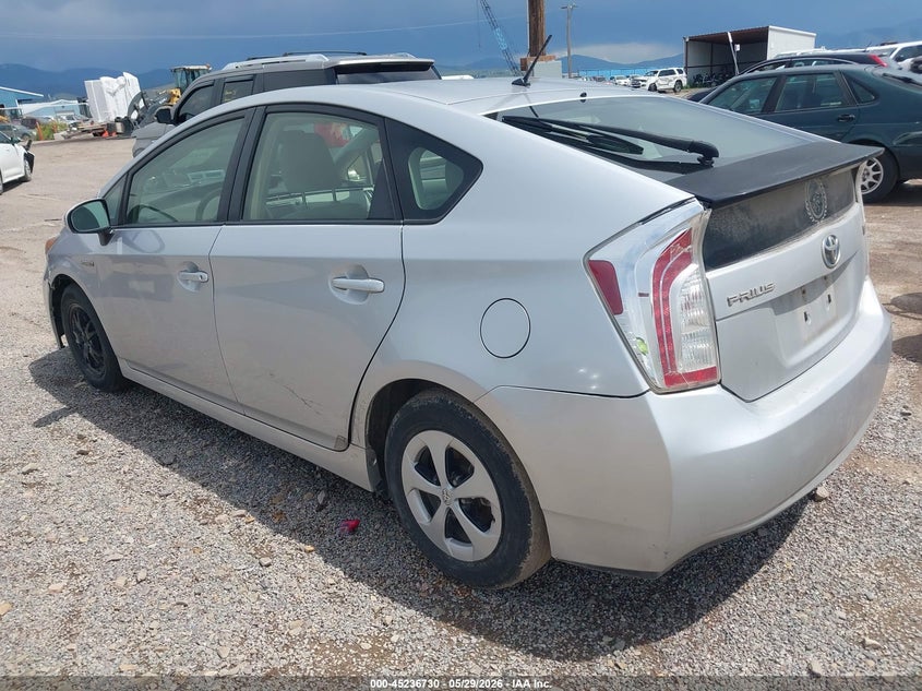 2014 Toyota Prius VIN JTDKN3DU2E1776608 IAAI salvage auction — NORMAL WEAR, Salvage Title, sold $1,100 on 2026-07-15 (photo 3)