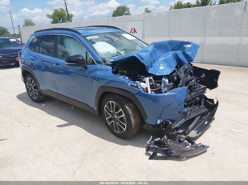 2026 Toyota Corolla cross VIN 7MUDAAAG8TV169643 IAAI salvage auction — FRONT END, Salvage Title, sold $525 on 2026-07-24 (photo 1)
