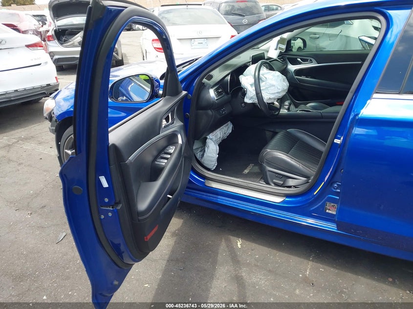 2020 Genesis G70 VIN KMTG74LE1LU046346 IAAI salvage auction — FRONT END, Salvage Title, sold $5,100 on 2026-07-31 (photo 5)