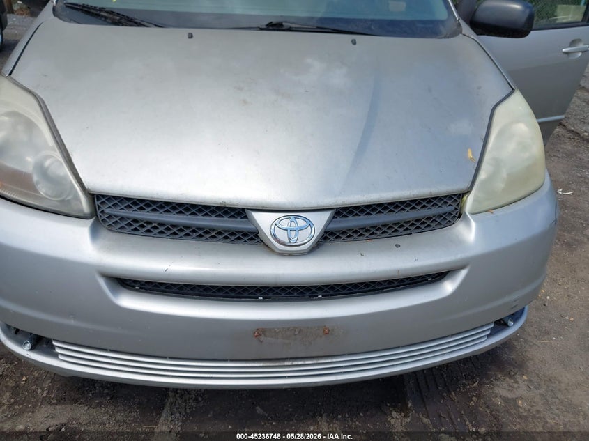 2005 Toyota Sienna VIN 5TDZA23C65S263927 IAAI salvage auction — NORMAL WEAR, Clear (Maryland), sold $500 on 2026-07-08 (photo 6)