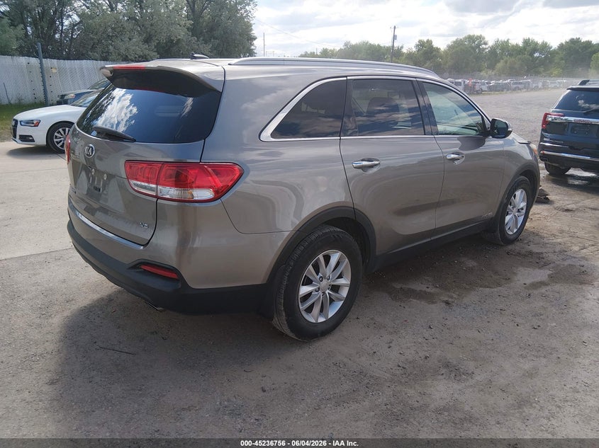 2017 Kia Sorento VIN 5XYPGDA50HG291617 IAAI salvage auction — LEFT FRONT, Salvage (Montana), sold $3,200 on 2026-07-22 (photo 4)