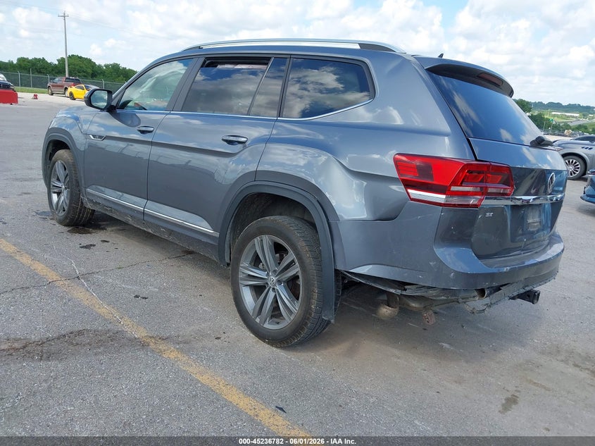 2019 Volkswagen Atlas VIN 1V2YR2CA8KC607529 IAAI salvage auction — REAR END, Salvage Title, sold $3,700 on 2026-08-27 (photo 3)