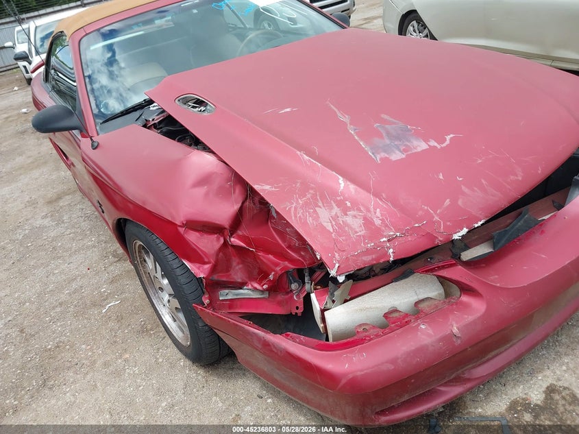 1995 Ford Mustang VIN 1FALP45T7SF201158 IAAI salvage auction — FRONT END, Clear (Oklahoma), sold $400 on 2026-07-23 (photo 6)