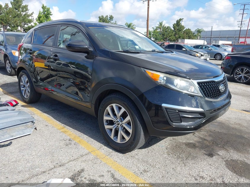 2016 Kia Sportage VIN KNDPB3AC6G7795902 IAAI salvage auction — NORMAL WEAR, Salvage Title - Dealer (California), sold $1,350 on 2026-07-28 (photo 1)