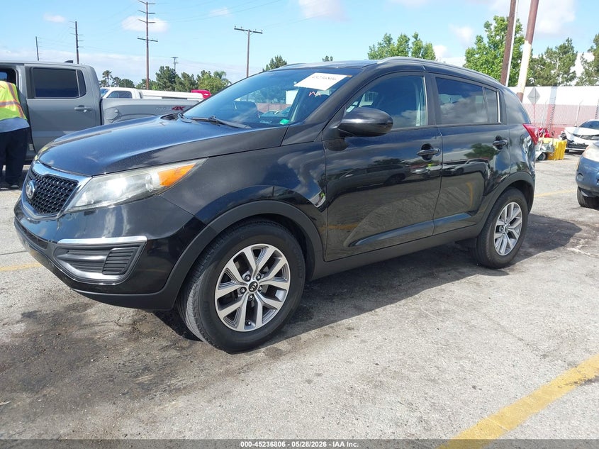 2016 Kia Sportage VIN KNDPB3AC6G7795902 IAAI salvage auction — NORMAL WEAR, Salvage Title - Dealer (California), sold $1,350 on 2026-07-28 (photo 2)