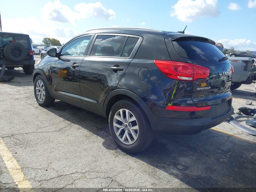 2016 Kia Sportage VIN KNDPB3AC6G7795902 IAAI salvage auction — NORMAL WEAR, Salvage Title - Dealer (California), sold $1,350 on 2026-07-28 (photo 3)