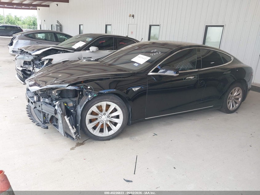 2016 Tesla Model s VIN 5YJSA1E25GF154656 IAAI salvage auction — FRONT END, Original (Texas), sold $4,500 on 2026-07-31 (photo 2)