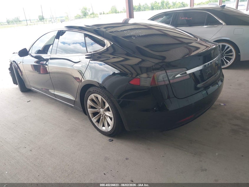 2016 Tesla Model s VIN 5YJSA1E25GF154656 IAAI salvage auction — FRONT END, Original (Texas), sold $4,500 on 2026-07-31 (photo 3)