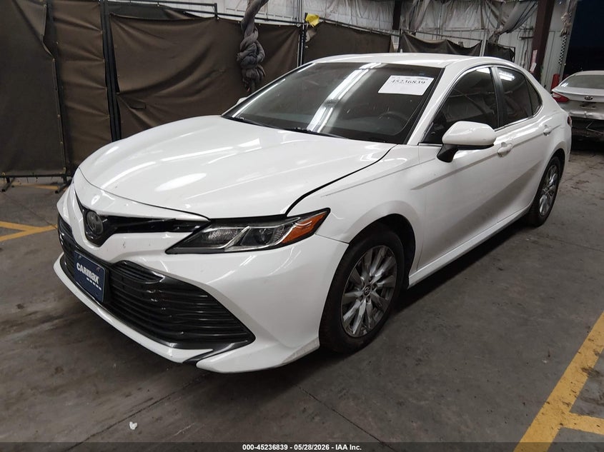 2018 Toyota Camry VIN JTNB11HK9J3067225 IAAI salvage auction — FRONT & REAR, Salvage Title, sold $4,500 on 2026-07-21 (photo 2)