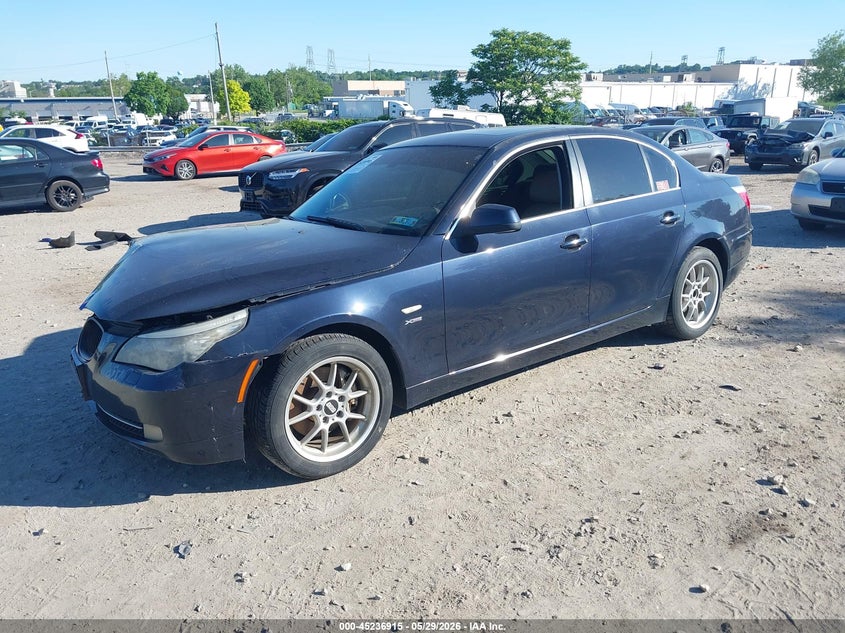2010 BMW 5er VIN WBANV1C57AC159583 IAAI salvage auction — FRONT END, Salvage (Pennsylvania), sold $25 on 2026-07-24 (photo 2)