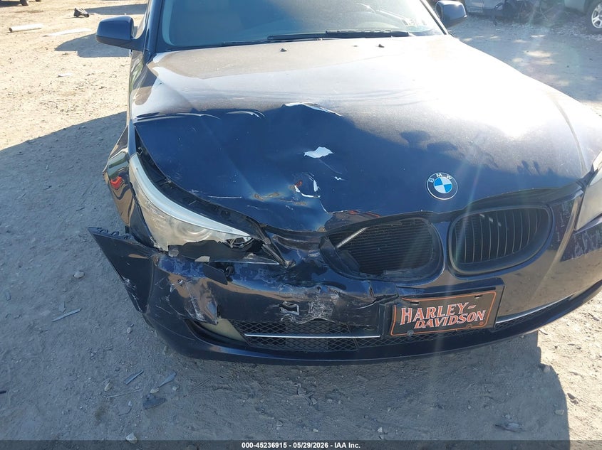 2010 BMW 5er VIN WBANV1C57AC159583 IAAI salvage auction — FRONT END, Salvage (Pennsylvania), sold $25 on 2026-07-24 (photo 6)