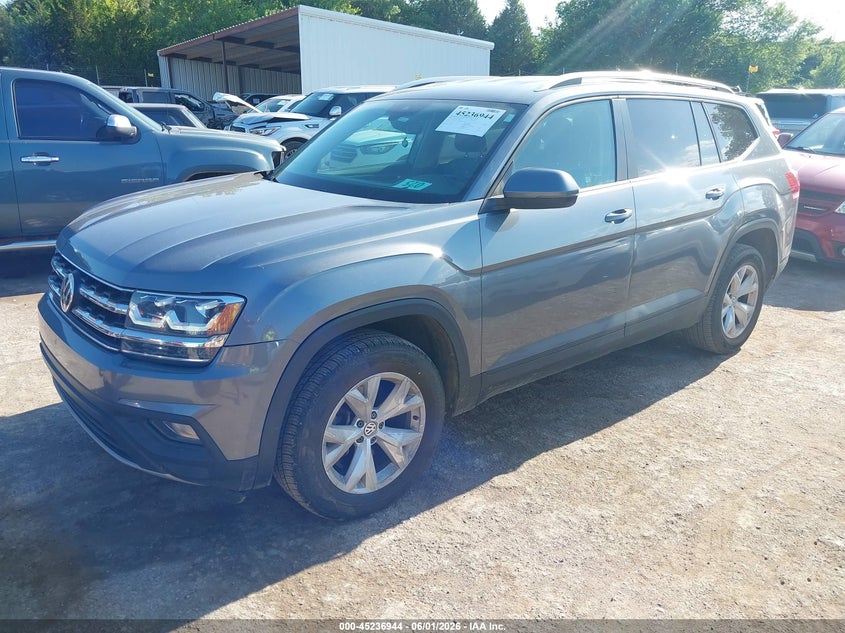 2019 Volkswagen Atlas VIN 1V2WR2CA5KC595797 IAAI salvage auction — RIGHT FRONT, Salvage Title, sold $5,350 on 2026-07-22 (photo 2)