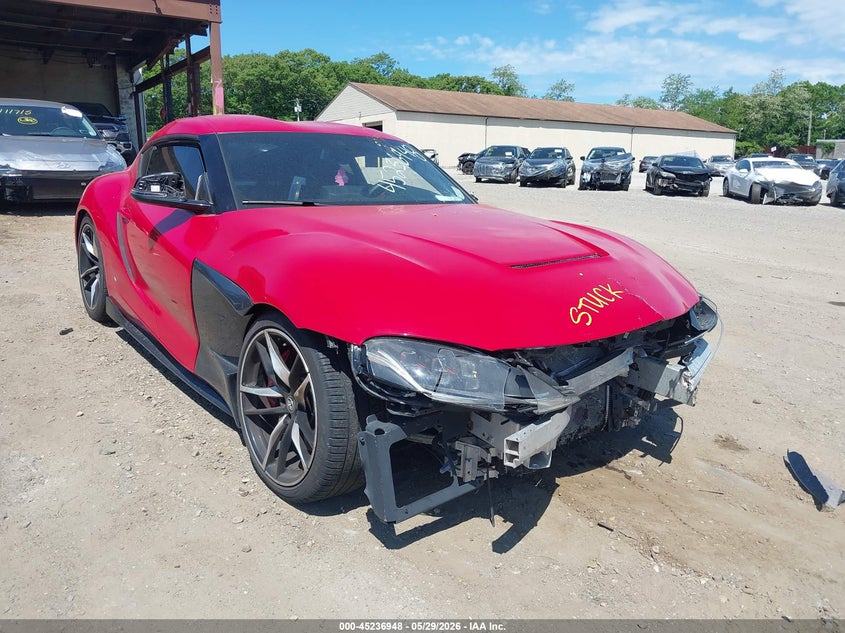 2021 Toyota Supra VIN WZ1DB0C08MW042475 IAAI salvage auction — FRONT END, Salvage Title, sold $15,300 on 2026-07-07 (photo 6)