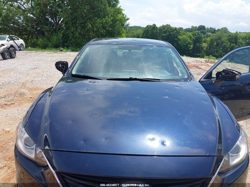 2016 Mazda 6 VIN JM1GJ1U57G1442818 IAAI salvage auction — HAIL, Salvage Title, sold $2,500 on 2026-07-06 (photo 6)