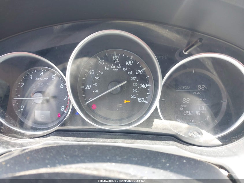 2016 Mazda 6 VIN JM1GJ1U57G1442818 IAAI salvage auction — HAIL, Salvage Title, sold $2,500 on 2026-07-06 (photo 7)