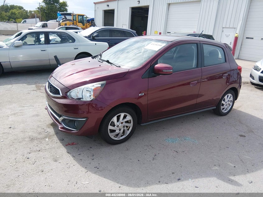 2017 Mitsubishi Mirage VIN ML32A4HJ4HH003302 IAAI salvage auction — SIDE, Salvage Title, sold $625 on 2026-07-17 (photo 2)