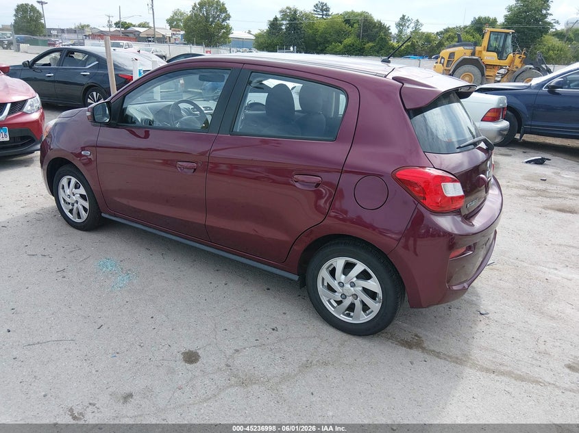 2017 Mitsubishi Mirage VIN ML32A4HJ4HH003302 IAAI salvage auction — SIDE, Salvage Title, sold $625 on 2026-07-17 (photo 3)