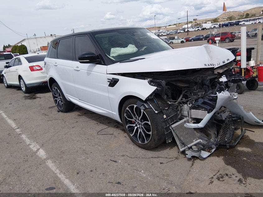 2019 Land rover Range rover sport VIN SALWR2REXKA833756 IAAI salvage auction — FRONT END, Salvage (New Mexico), sold $11,200 on 2026-07-06 (photo 1)