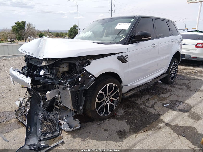 2019 Land rover Range rover sport VIN SALWR2REXKA833756 IAAI salvage auction — FRONT END, Salvage (New Mexico), sold $11,200 on 2026-07-06 (photo 2)