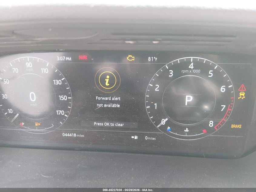 2019 Land rover Range rover sport VIN SALWR2REXKA833756 IAAI salvage auction — FRONT END, Salvage (New Mexico), sold $11,200 on 2026-07-06 (photo 7)
