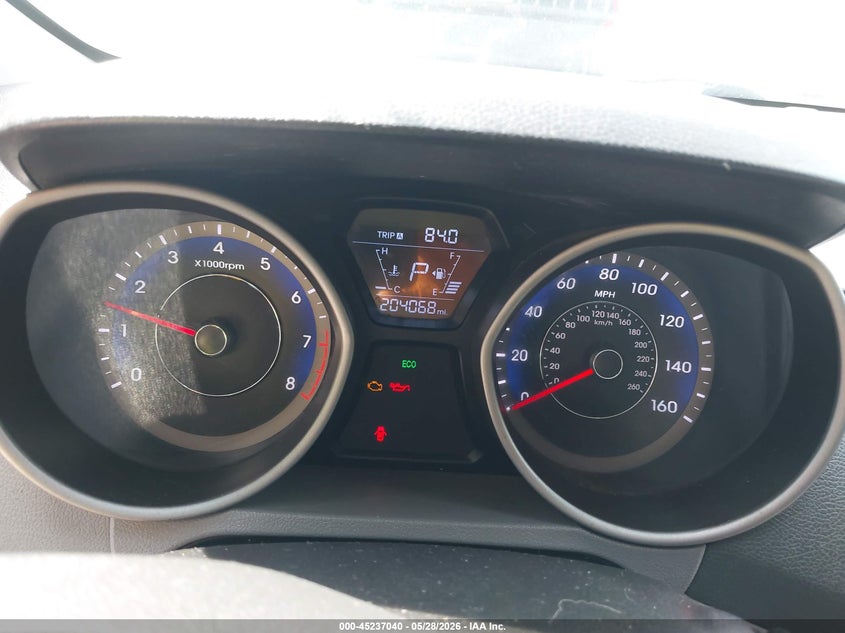 2016 Hyundai Elantra VIN KMHDH4AE1GU502235 IAAI salvage auction — NORMAL WEAR, Salvage (Texas), sold $500 on 2026-07-22 (photo 7)