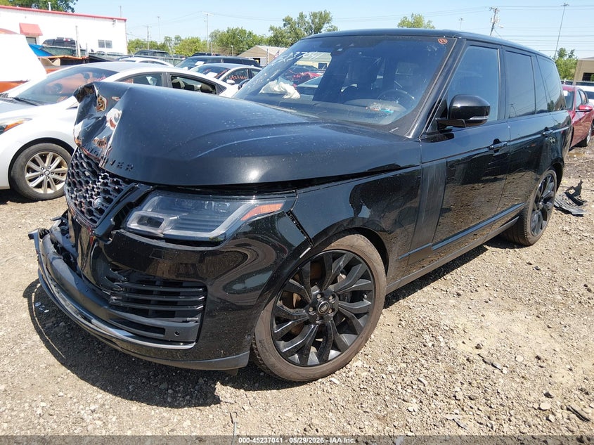 2020 Land rover RANGE ROVER VIN SALGS2RU4LA592732 IAAI salvage auction — FRONT END, Salvage Title, sold $3,650 on 2026-07-29 (photo 2)