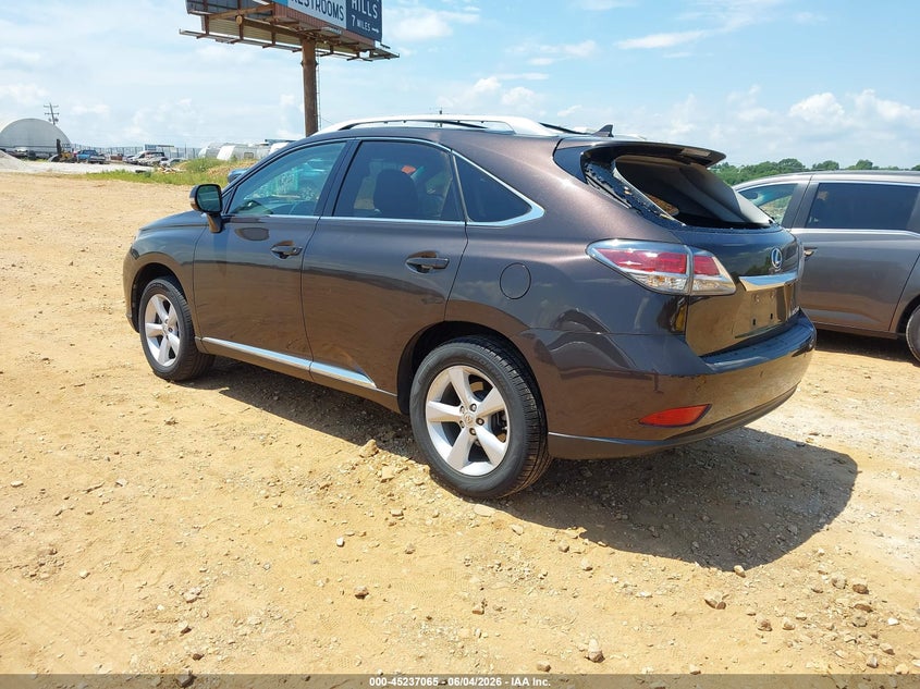 2013 Lexus Rx VIN 2T2BK1BA6DC164116 IAAI salvage auction — HAIL, Salvage Title, sold $6,300 on 2026-07-20 (photo 3)