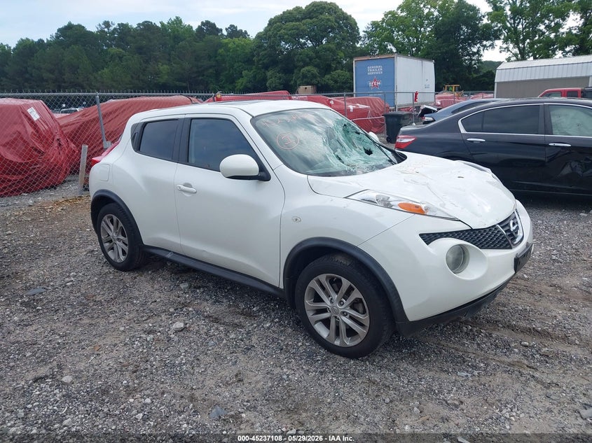 2013 Nissan Juke VIN JN8AF5MR4DT206486 IAAI salvage auction — FRONT END, Salvage Title, sold $625 on 2026-07-09 (photo 1)
