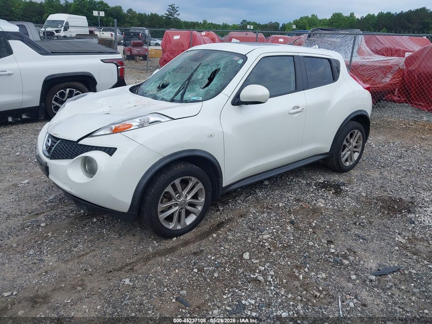 2013 Nissan Juke VIN JN8AF5MR4DT206486 IAAI salvage auction — FRONT END, Salvage Title, sold $625 on 2026-07-09 (photo 2)