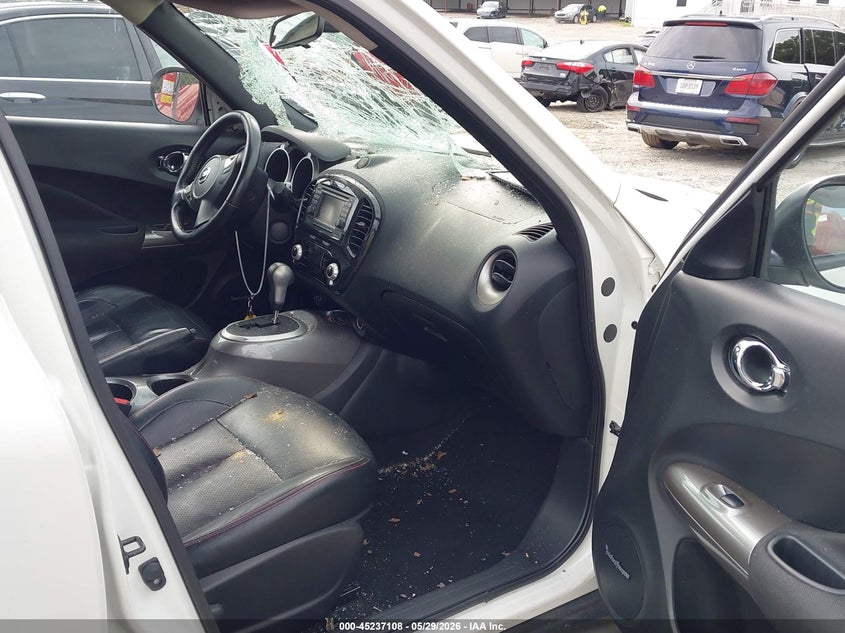 2013 Nissan Juke VIN JN8AF5MR4DT206486 IAAI salvage auction — FRONT END, Salvage Title, sold $625 on 2026-07-09 (photo 5)