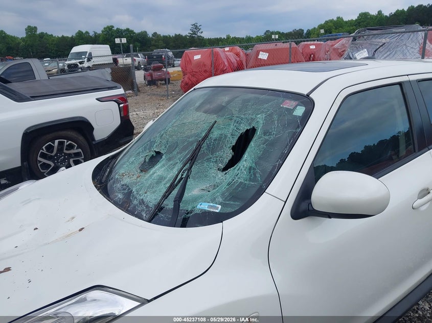 2013 Nissan Juke VIN JN8AF5MR4DT206486 IAAI salvage auction — FRONT END, Salvage Title, sold $625 on 2026-07-09 (photo 6)