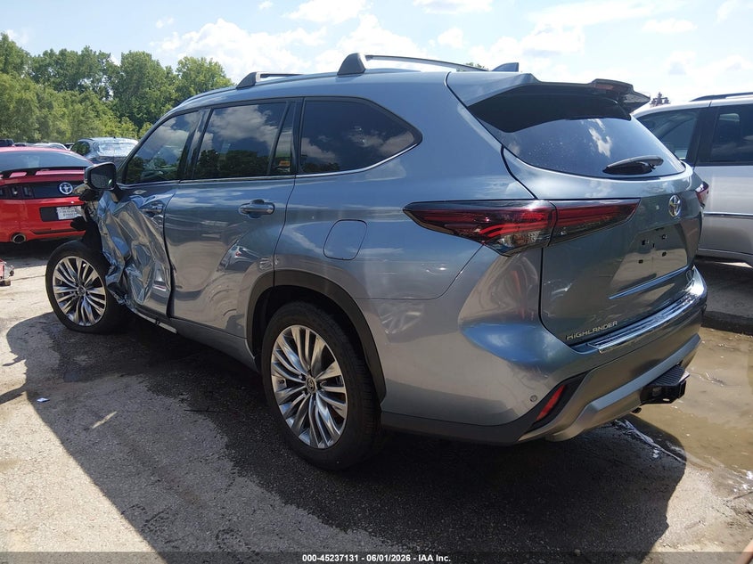 2024 Toyota Highlander VIN 5TDKDRAH1RS531188 IAAI salvage auction — LEFT SIDE, Salvage Title, sold $17,525 on 2026-07-15 (photo 3)