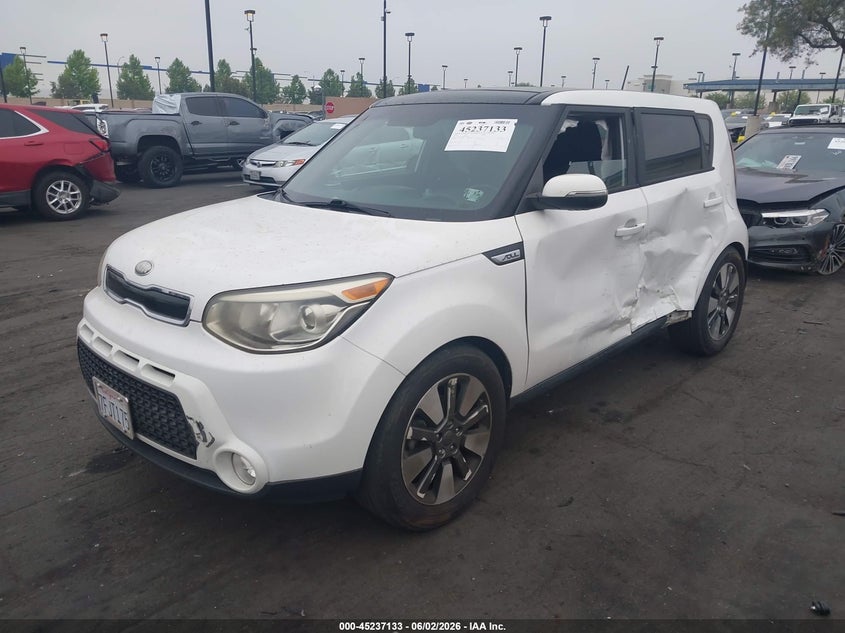 2014 Kia Soul VIN KNDJX3A58E7087396 IAAI salvage auction — LEFT SIDE, Salvage Title, sold $1,400 on 2026-07-10 (photo 2)