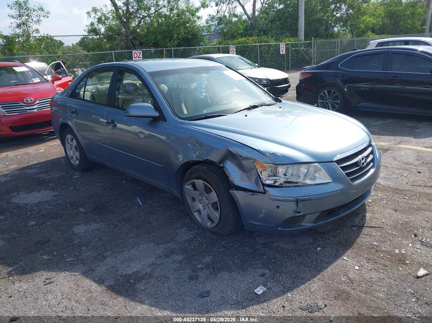 2010 Hyundai Sonata VIN 5NPET4AC2AH643922 IAAI salvage auction — RIGHT FRONT, Rebuildable (Florida), sold $525 on 2026-07-09 (photo 1)