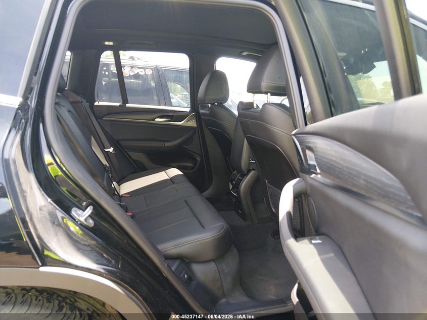 2022 BMW X3 VIN 5UX53DP07N9K40352 IAAI salvage auction — HAIL, Salvage Title, sold $17,050 on 2026-07-28 (photo 8)