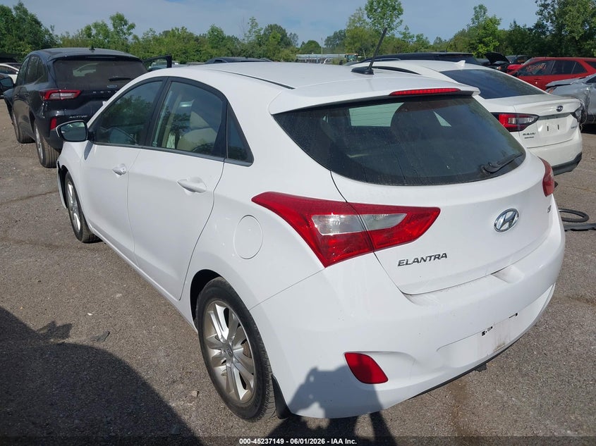 2014 Hyundai Elantra VIN KMHD35LH7EU217984 IAAI salvage auction — RIGHT FRONT, Salvage Title, sold $725 on 2026-07-07 (photo 3)