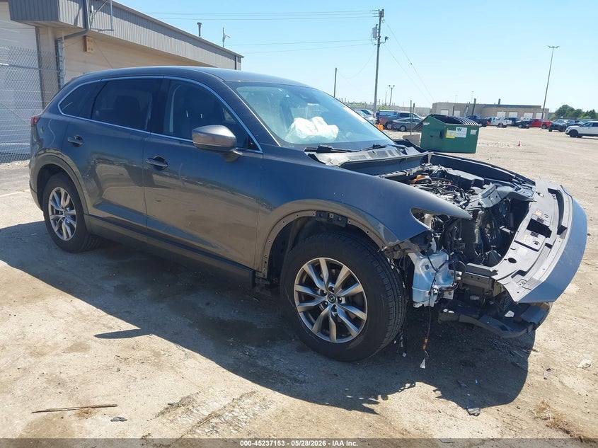 2018 Mazda Cx-9 VIN JM3TCBCY7J0211786 IAAI salvage auction — FRONT END, Salvage Title, sold $25 on 2026-07-23 (photo 1)