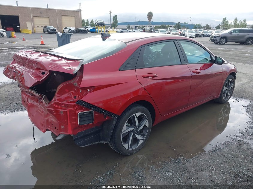2023 Hyundai Elantra VIN KMHLS4AG2PU601547 IAAI salvage auction — FRONT & REAR, Salvage Title, sold $4,800 on 2026-07-20 (photo 4)