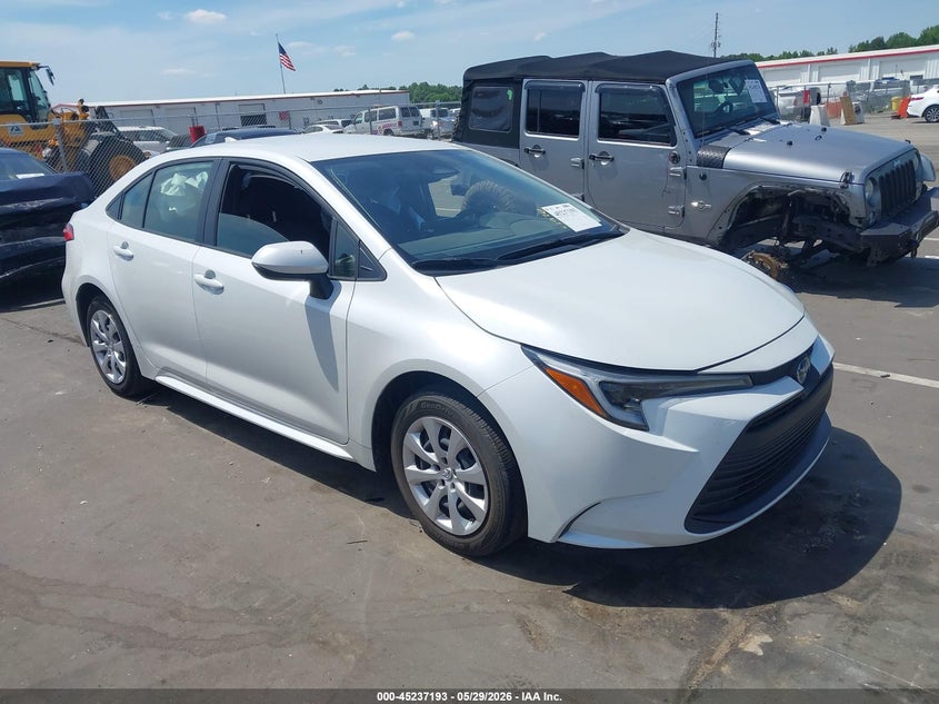 2025 Toyota Corolla VIN JTDBCMFE7S3070123 IAAI salvage auction — LEFT SIDE, Salvage (North Carolina), sold $6,850 on 2026-07-29 (photo 1)