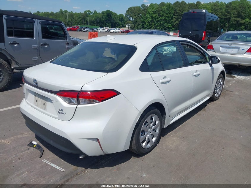 2025 Toyota Corolla VIN JTDBCMFE7S3070123 IAAI salvage auction — LEFT SIDE, Salvage (North Carolina), sold $6,850 on 2026-07-29 (photo 4)