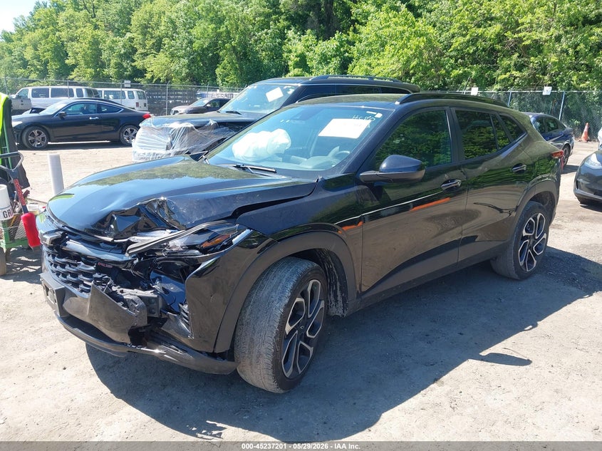 2024 Chevrolet Trax VIN KL77LJE24RC080904 IAAI salvage auction — LEFT FRONT, Salvage - Greater Than 75% (Maryland), sold $3,550 on 2026-07-28 (photo 2)