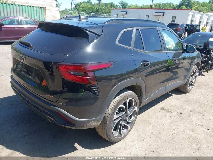2024 Chevrolet Trax VIN KL77LJE24RC080904 IAAI salvage auction — LEFT FRONT, Salvage - Greater Than 75% (Maryland), sold $3,550 on 2026-07-28 (photo 4)