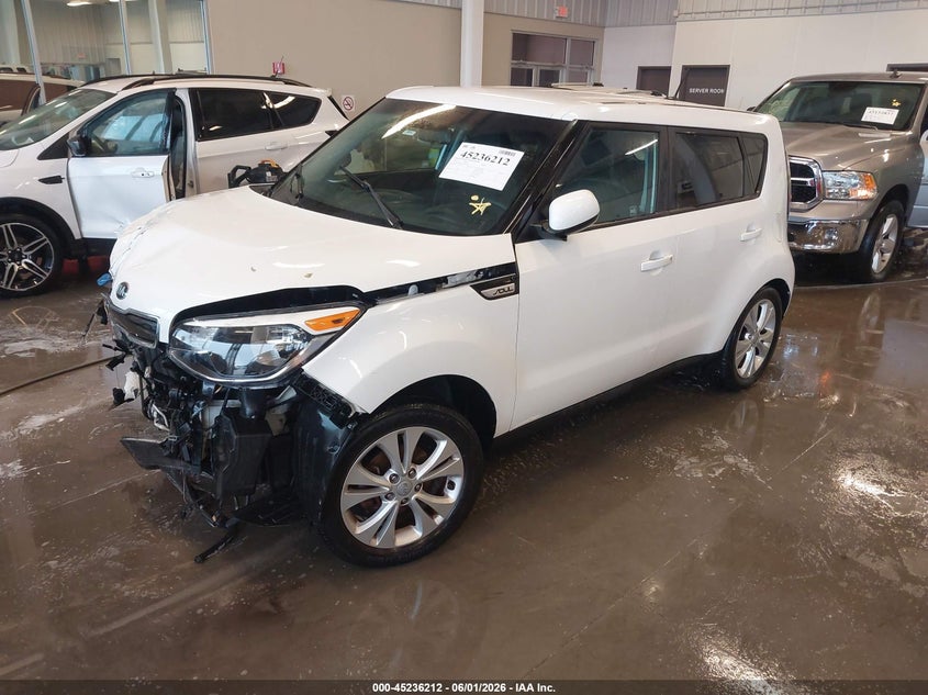 2016 Kia Soul VIN KNDJP3A54G7387018 IAAI salvage auction — FRONT END, Salvage Title, sold $325 on 2026-07-07 (photo 2)