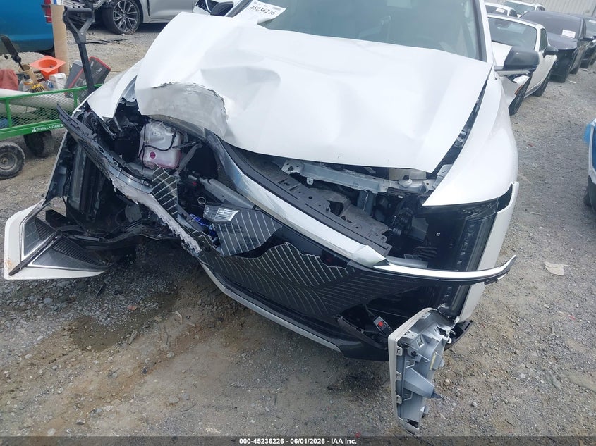 2025 Cadillac Lyriq VIN 1GYKPNRL5SZ307428 IAAI salvage auction — FRONT END, Salvage Title, sold $7,200 on 2026-07-31 (photo 6)