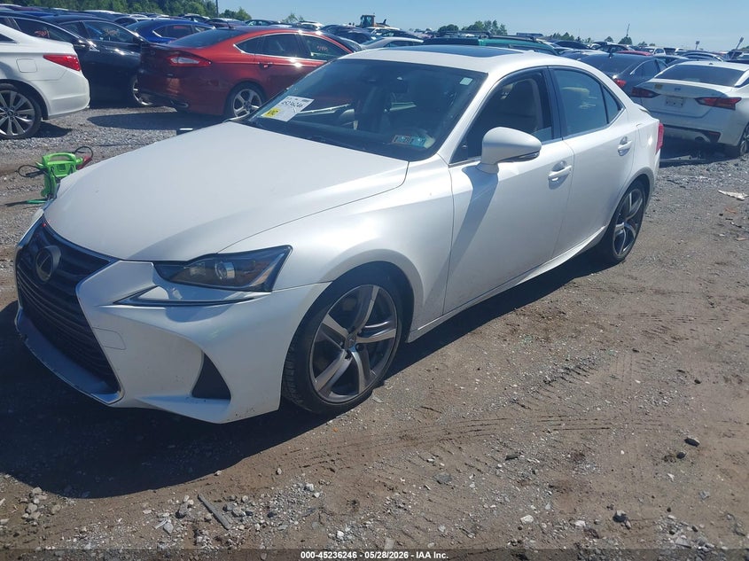 2018 Lexus Is VIN JTHC81D22J5033379 IAAI salvage auction — RIGHT SIDE, Salvage Title, sold $4,600 on 2026-07-08 (photo 2)