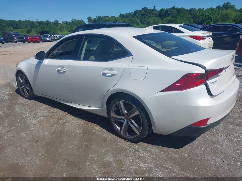 2018 Lexus Is VIN JTHC81D22J5033379 IAAI salvage auction — RIGHT SIDE, Salvage Title, sold $4,600 on 2026-07-08 (photo 3)