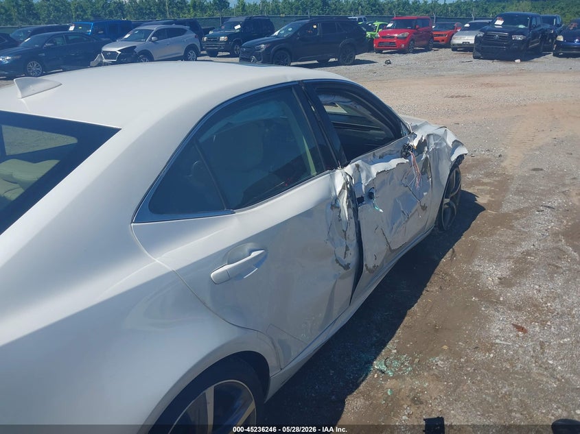 2018 Lexus Is VIN JTHC81D22J5033379 IAAI salvage auction — RIGHT SIDE, Salvage Title, sold $4,600 on 2026-07-08 (photo 6)